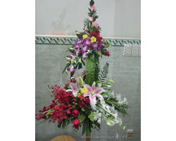 HOA GIỎ - LẴNG HOA  18
